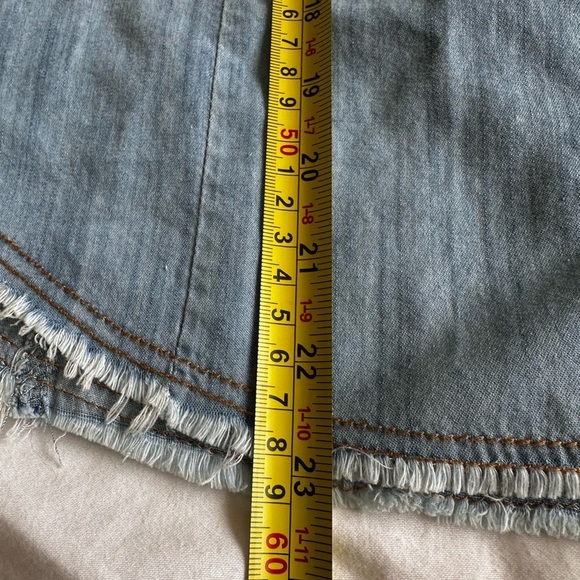 Miss Me Denim Top with Lace and sequin Wester cowgirl look size Medium - Picture 4 of 9